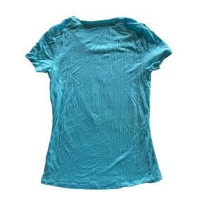 ICEBREAKER Womens Ultrafine Tech Lite 150 Merino Wool Shirt Medium Blue